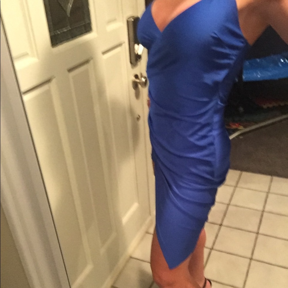 Sexy blue mini dress by Forever 21. New Years Eve - Picture 3 of 6